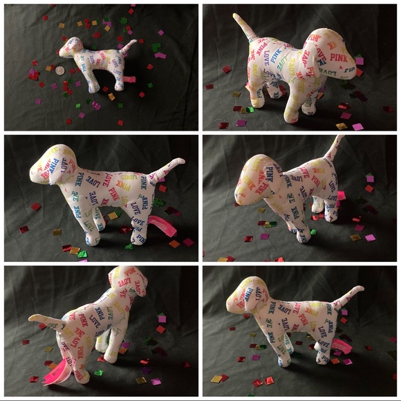 Victorias Secret ~ VS PINK! Plush Stuffed Dogs ~ Collector Figures ~ Lot of 8! - Picture 8 of 8
